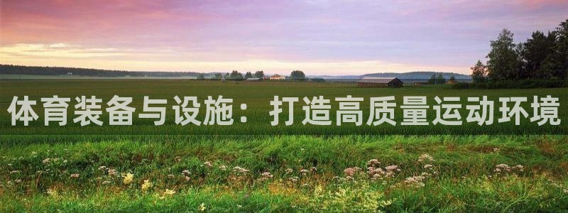 意昂平台体育：体育装备与设施：打造高质量运动环境