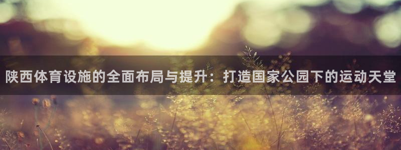 意昂体育4平台注册要钱吗安全吗：陕西体育设施的全面布