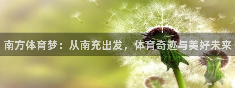 意昂体育4平台：南方体育梦：从南充出发，体育奇迹与美