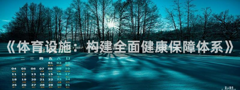 海南意昂体育4：《体育设施：构建全面健康保障体系》