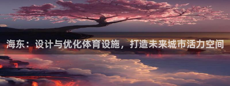 意昂4娱乐是那个系列的台子：海东：设计与优化体育设施