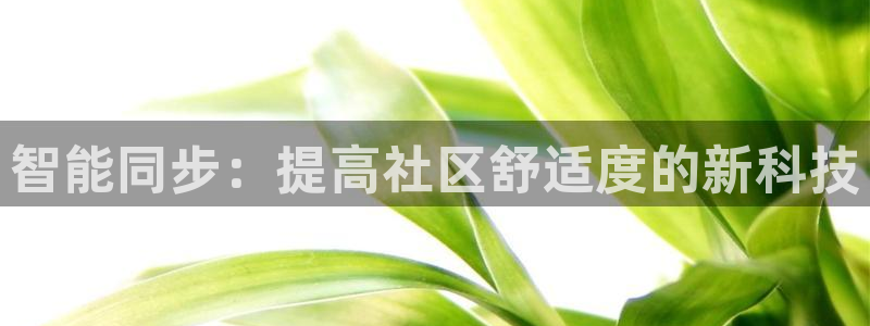 意昂体育4招商：智能同步：提高社区舒适度的新科技