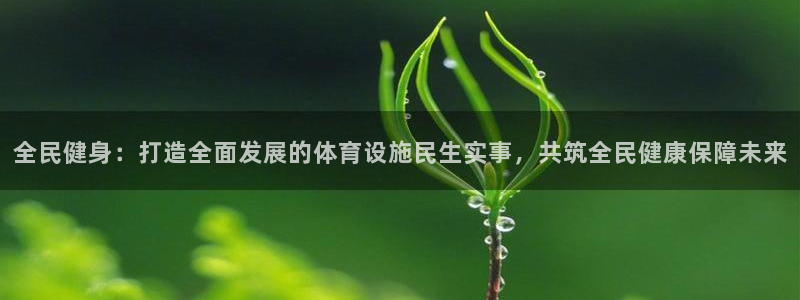 意昂体育4招商：全民健身：打造全面发展的体育设施民生