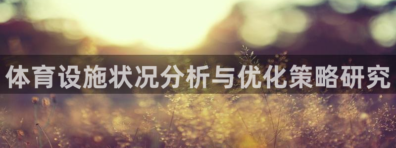 意昂4集团官网首页网址：体育设施状况分析与优化策略研