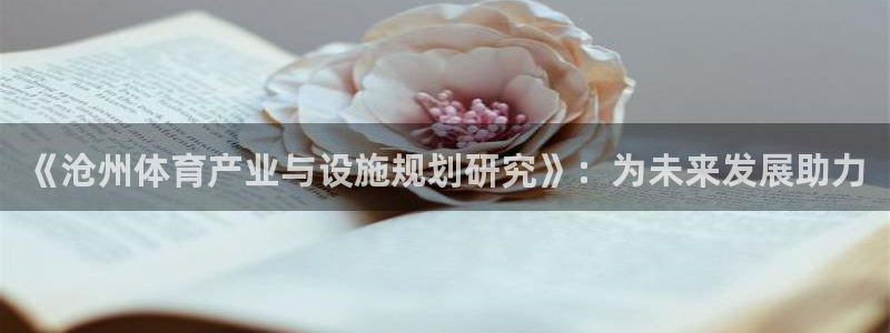 意昂4集团官网首页：《沧州体育产业与设施规划研究》：