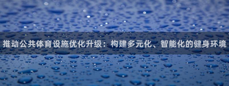 意昂集团官网：推动公共体育设施优化升级：构建多元化、