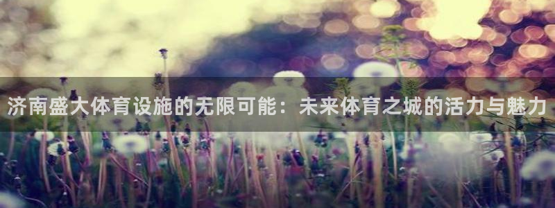 意昂体育4招商电话地址：济南盛大体育设施的无限可能：